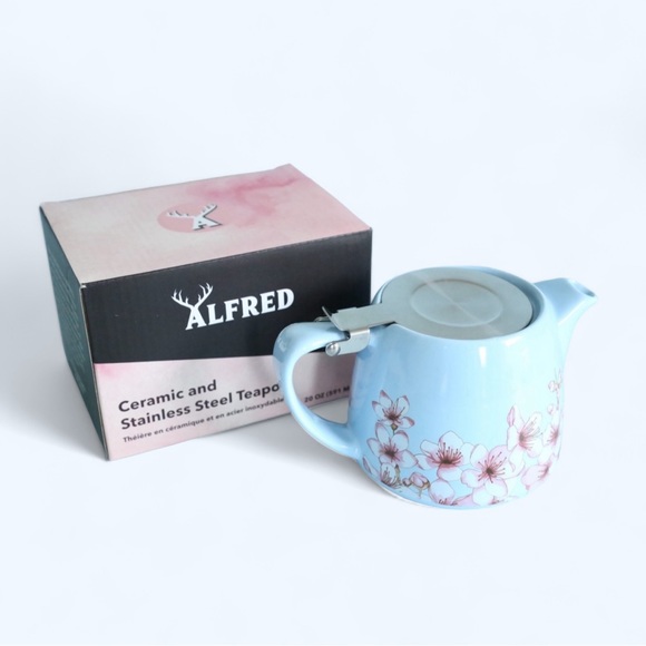 Alfred Kitchen Alfred Ceramic And Stainless Steel Teapot Poshmark